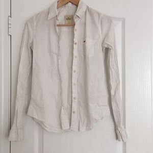 Hollister White Button Down